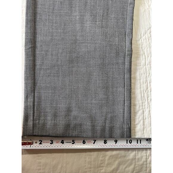 OLD NAVY Trousers Large High Waisted Taylor Wide Leg Grey Plaid Full Length Pant - Picture 11 of 11